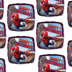Spider-Man Happy Birthday Foil Balloon 45cm
