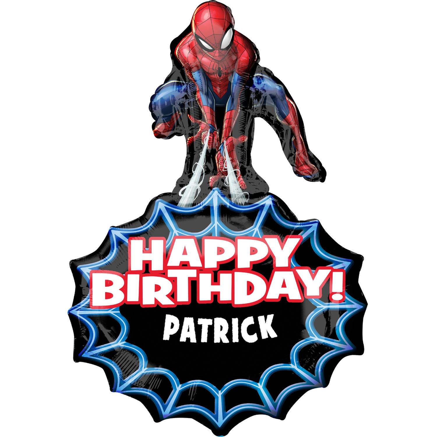 Spider-Man Personalized SuperShape Balloon 58x86cm Balloons & Streamers - Party Centre - Party Centre
