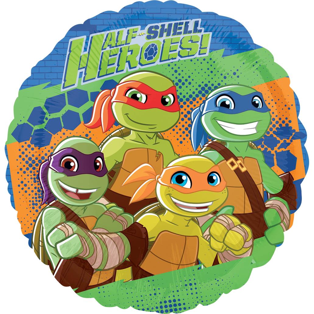 Half Shell Heroes Foil Balloon 18in Balloons & Streamers - Party Centre - Party Centre