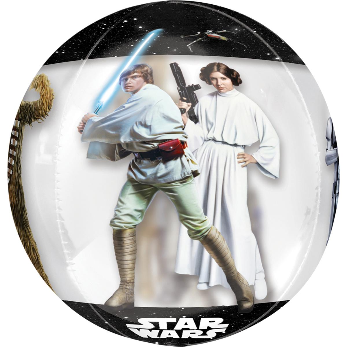 Star Wars Classic Orbz Balloon 38x40cm Balloons & Streamers - Party Centre - Party Centre
