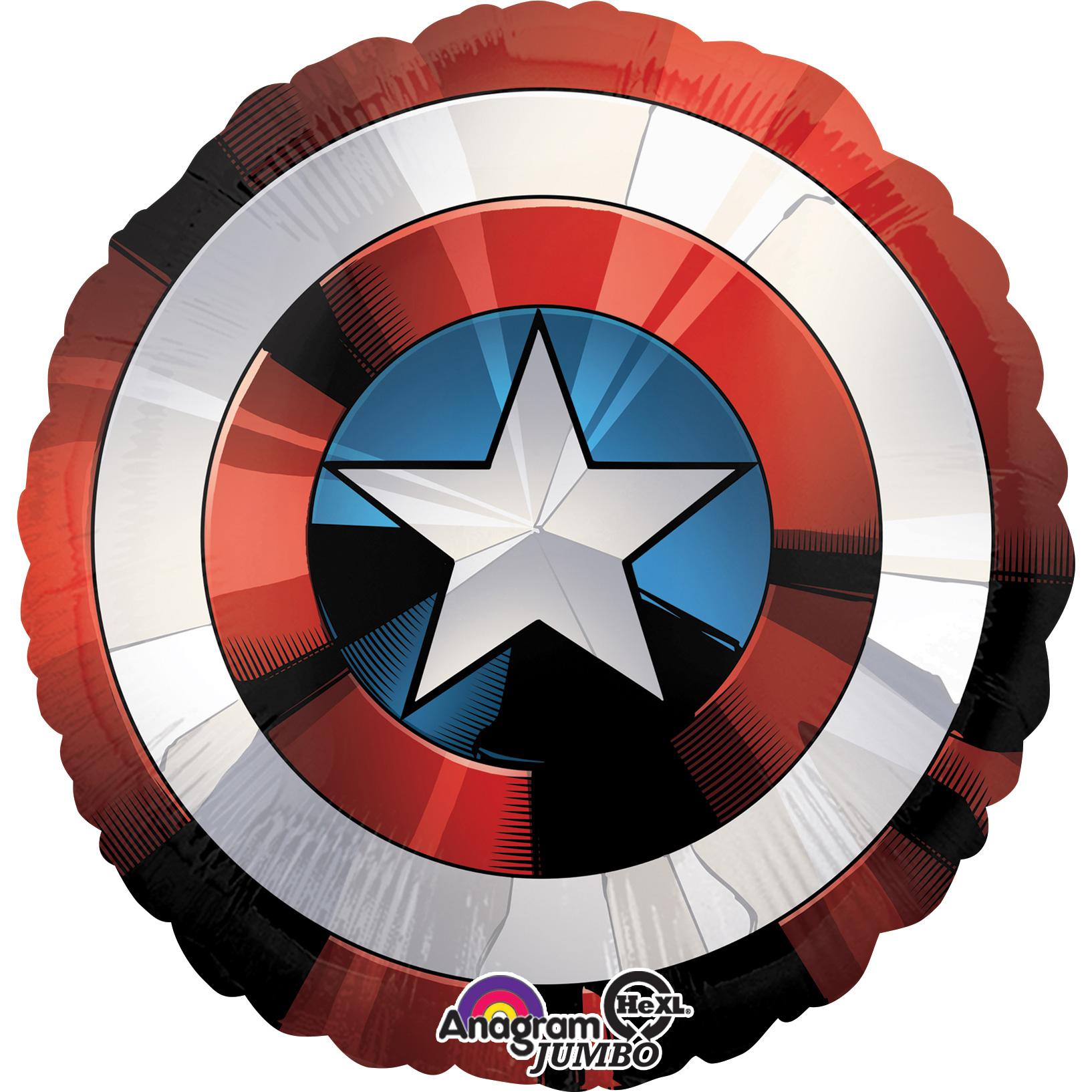 Avengers Shield Jumbo Foil Balloon 28in Balloons & Streamers - Party Centre - Party Centre