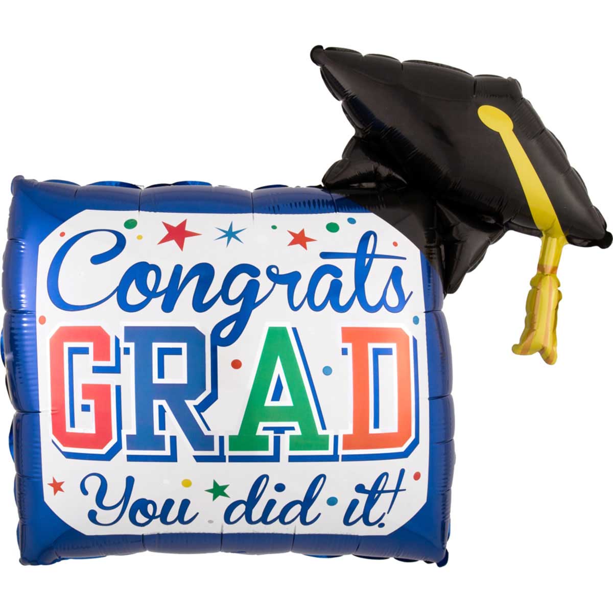Diploma & Hat SuperShape Balloon 76x63cm Balloons & Streamers - Party Centre - Party Centre