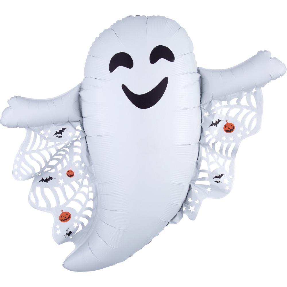 Ghost Intricates SuperShape Balloon 81x76cm Balloons & Streamers - Party Centre - Party Centre