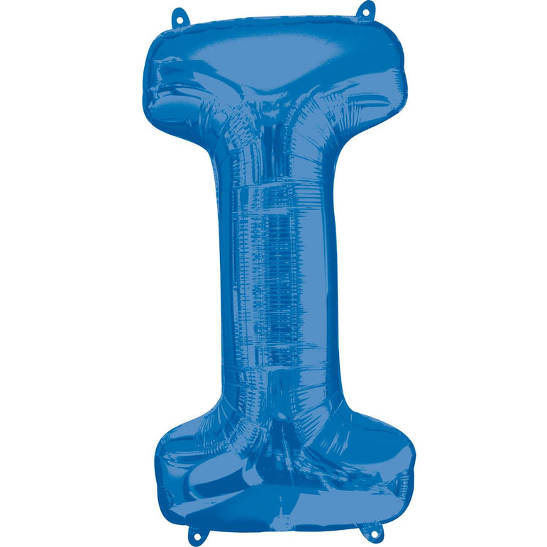 Blue Letter SuperShape Foil Balloons