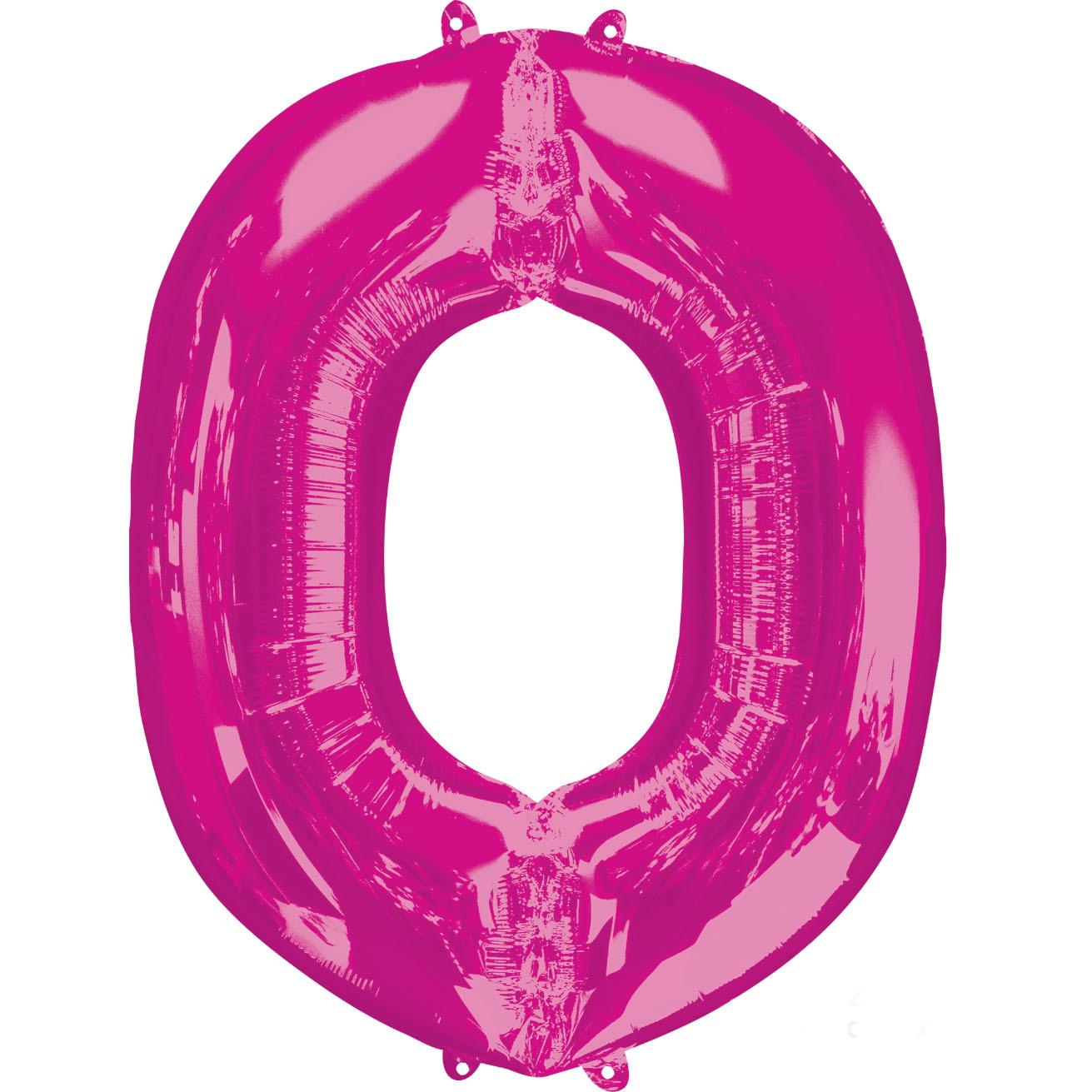 Letter O Pink SuperShape Foil Balloon 66x81cm Balloons & Streamers - Party Centre - Party Centre