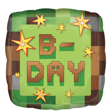 TNT Party Happy Birthday Square Foil Balloon 18in Balloons & Streamers - Party Centre - Party Centre