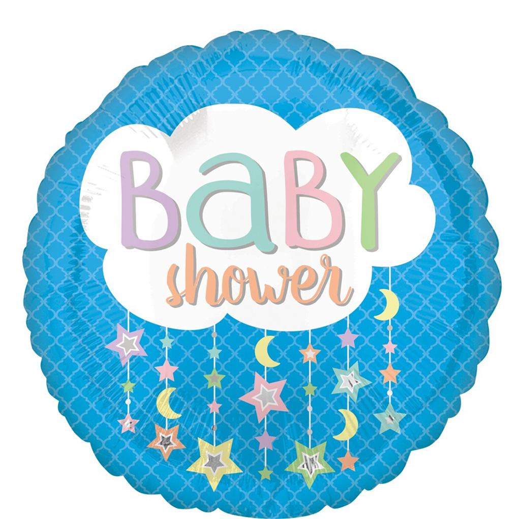Baby Shower Cloud Foil Balloon 45cm Balloons & Streamers - Party Centre - Party Centre