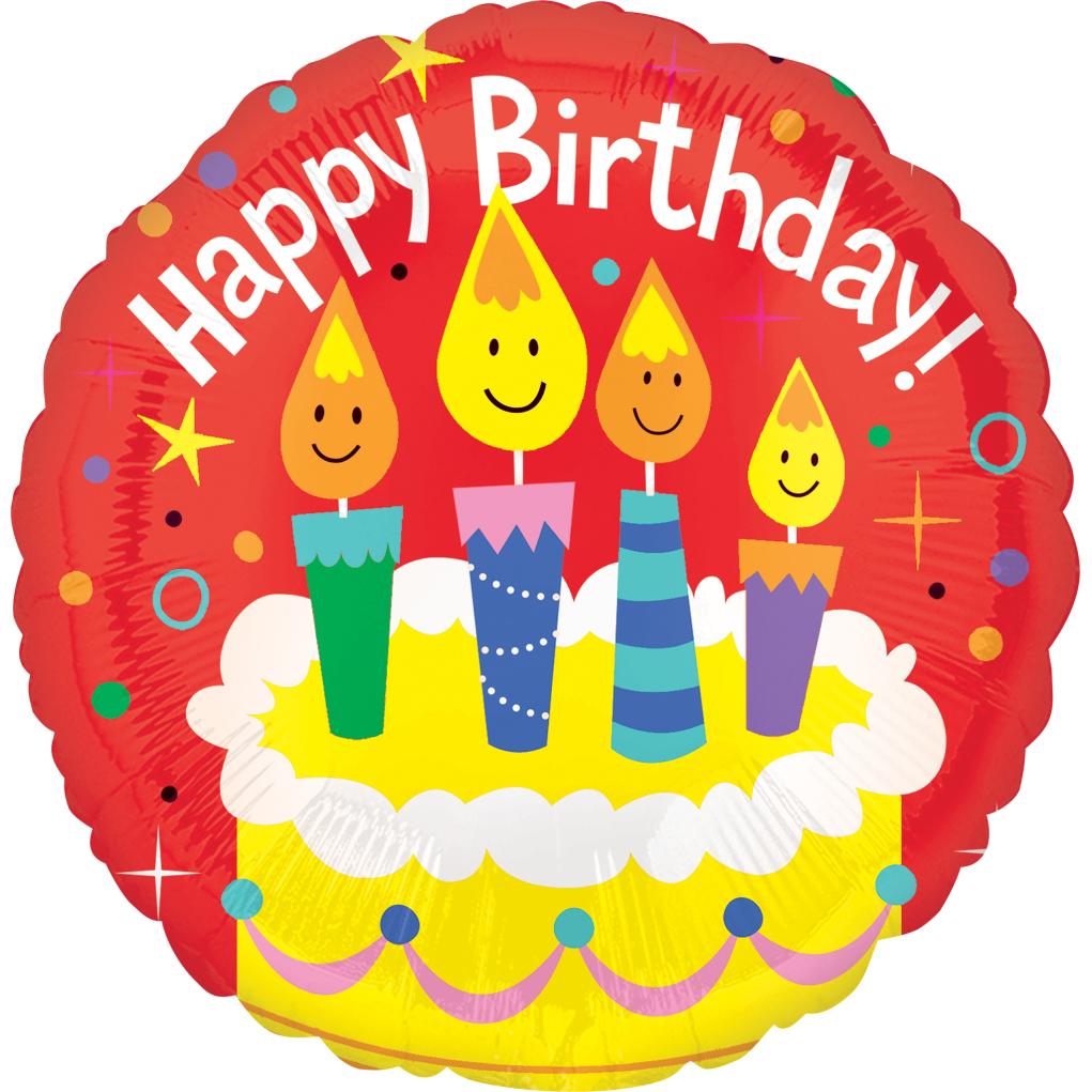 Happy Birthday Candles Jumbo Foil Balloon 71cm Balloons & Streamers - Party Centre - Party Centre