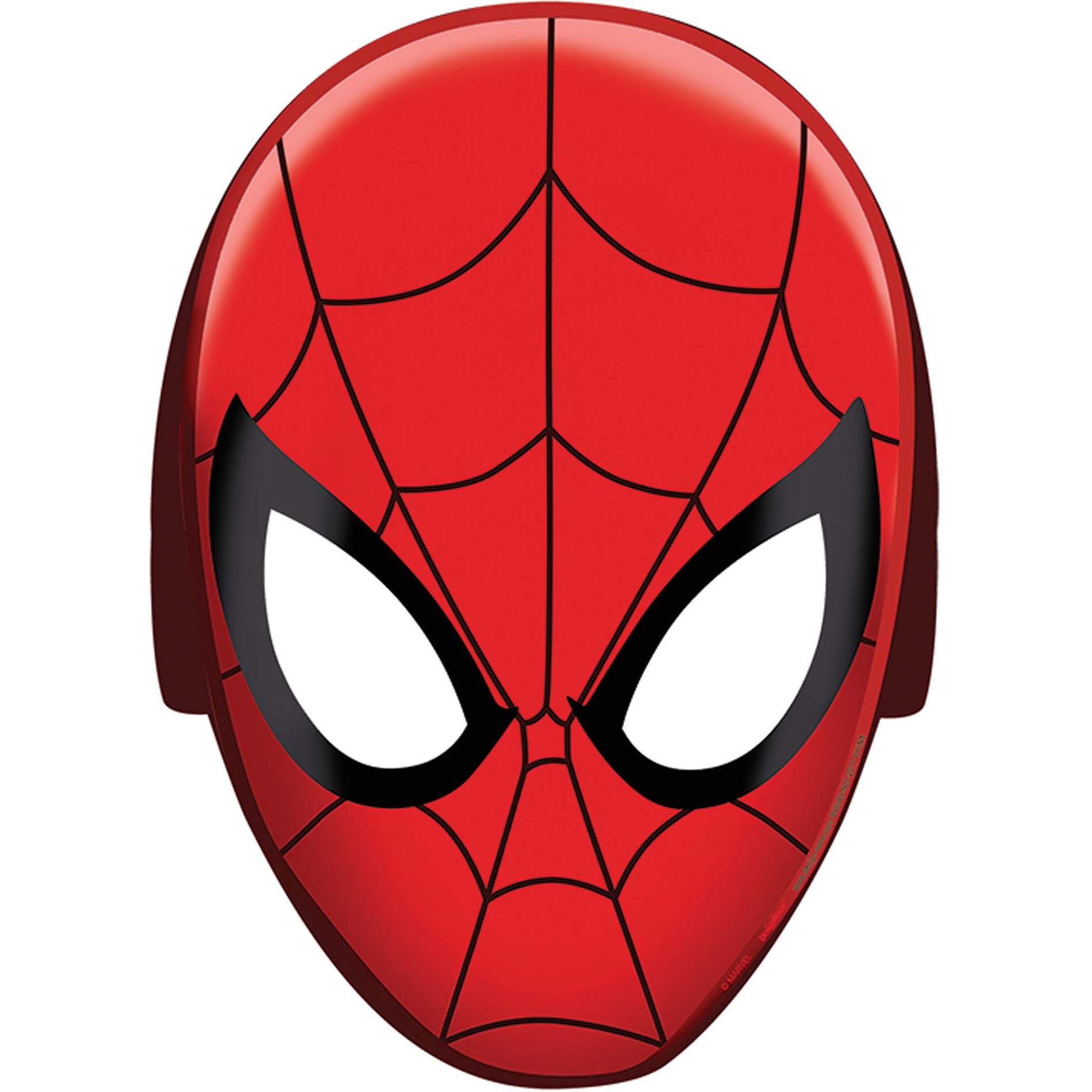 Spider-Man Webbed Paper Masks 8pcs Party Accessories - Party Centre - Party Centre