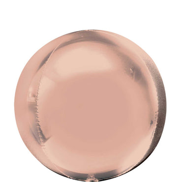 Rose Gold Orbz Foil Balloon 38x40cm Balloons & Streamers - Party Centre - Party Centre