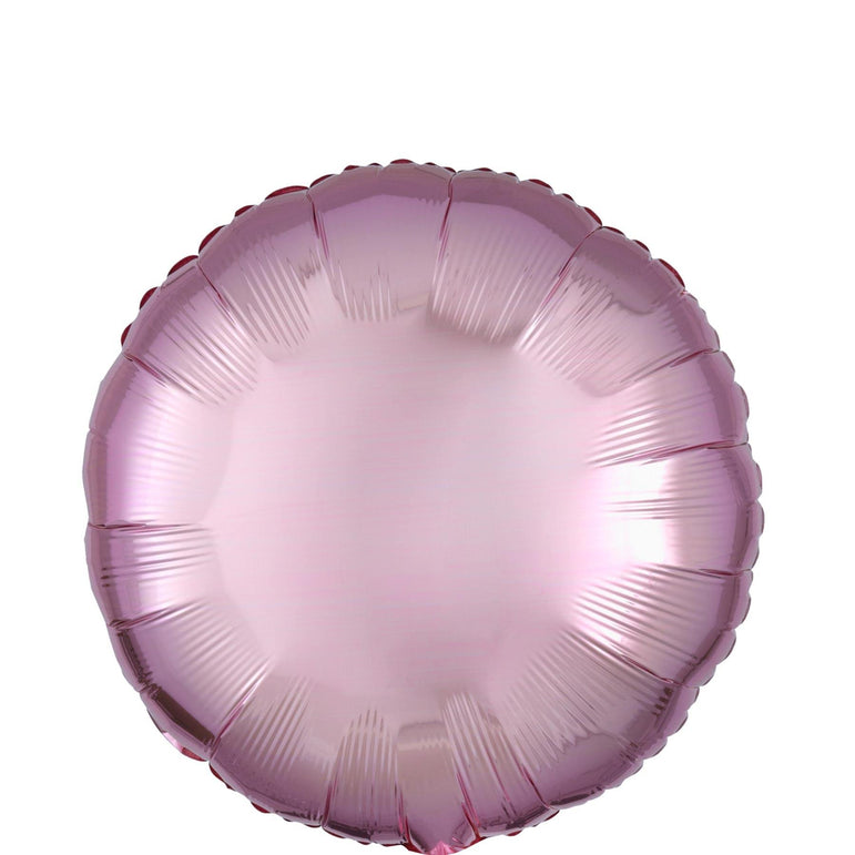 Rose Gold Circle Decorator Foil Balloon 45cm Balloons & Streamers - Party Centre