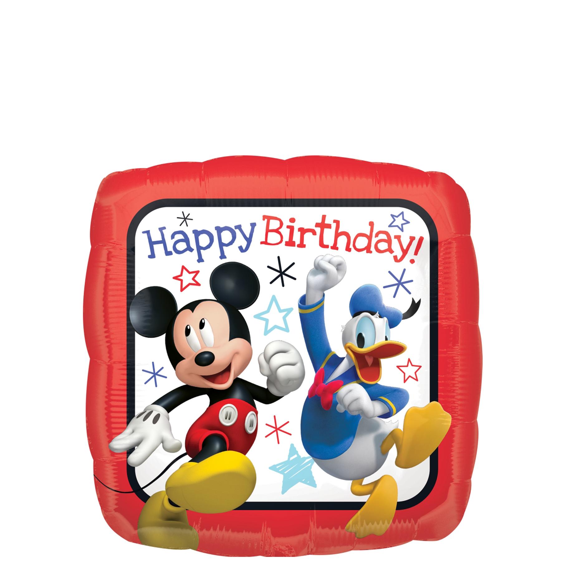 Mickey Roadster Racers Birthday Square Balloon 45cm Balloons & Streamers - Party Centre - Party Centre