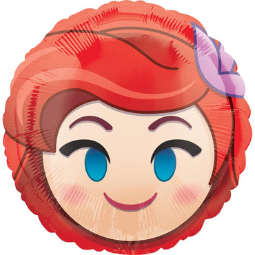 Ariel Emoji Foil Balloon 45cm Balloons & Streamers - Party Centre - Party Centre