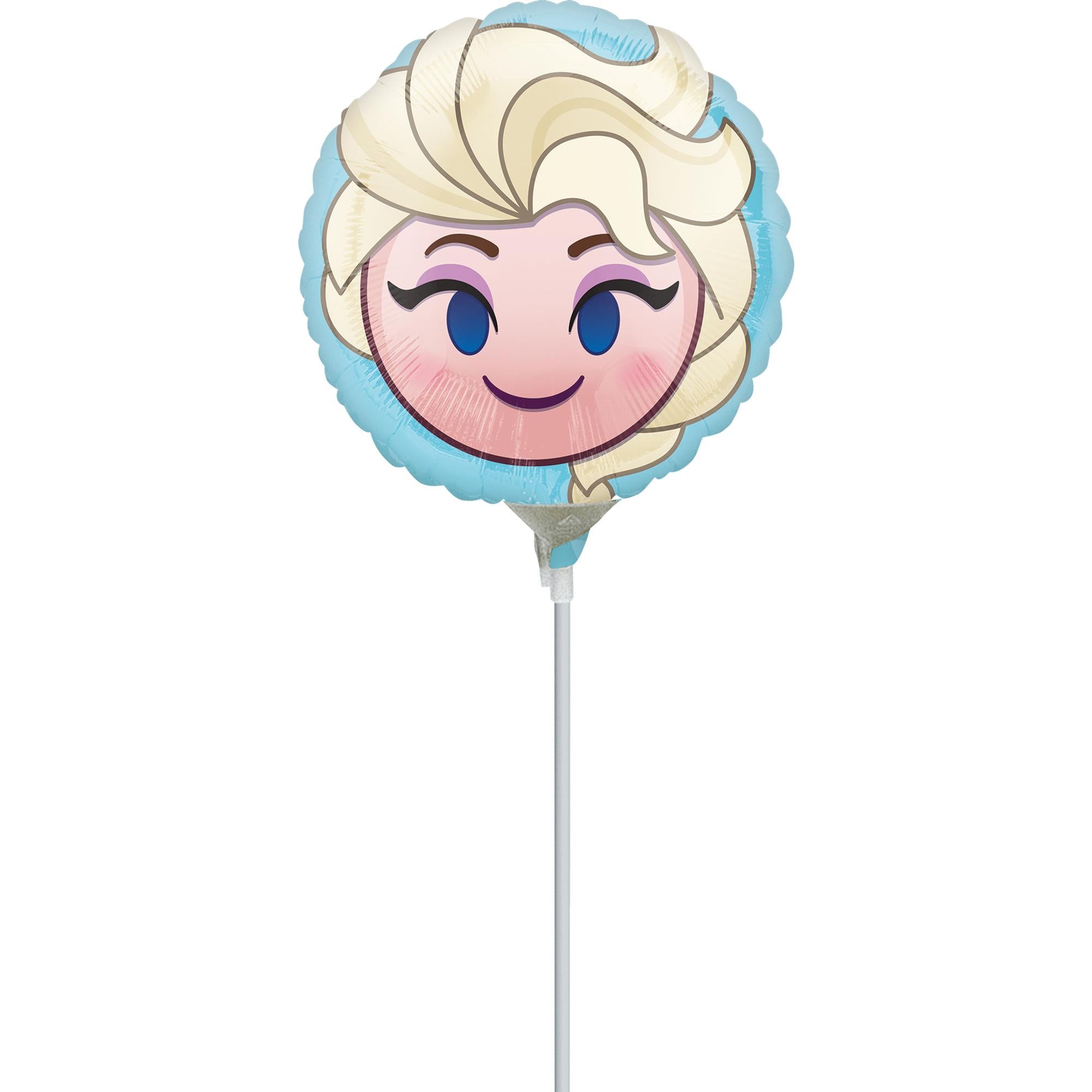 Frozen Elsa Emoji Foil Balloon 22cm Balloons & Streamers - Party Centre - Party Centre
