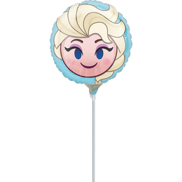 Frozen Elsa Emoji Foil Balloon 22cm Balloons & Streamers - Party Centre - Party Centre