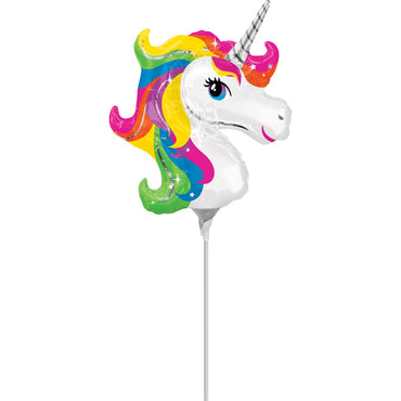 Unicorn Mini Shape Foil Balloon Balloons & Streamers - Party Centre - Party Centre