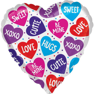Candy Hearts & Dots Color Blast Specialty Balloon 53cm Balloons & Streamers - Party Centre - Party Centre