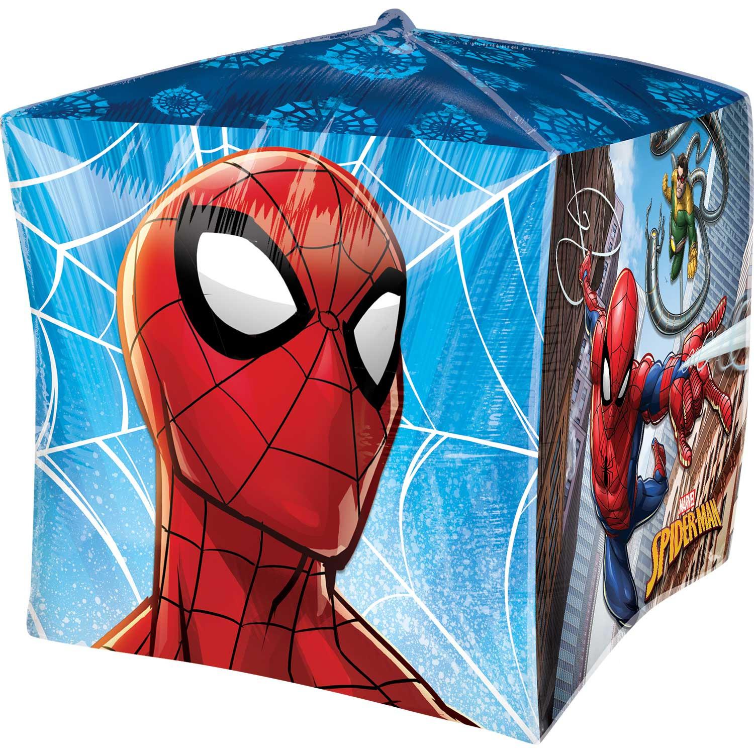 Spider-Man UltraShape Cubez Balloon 38cm Balloons & Streamers - Party Centre - Party Centre