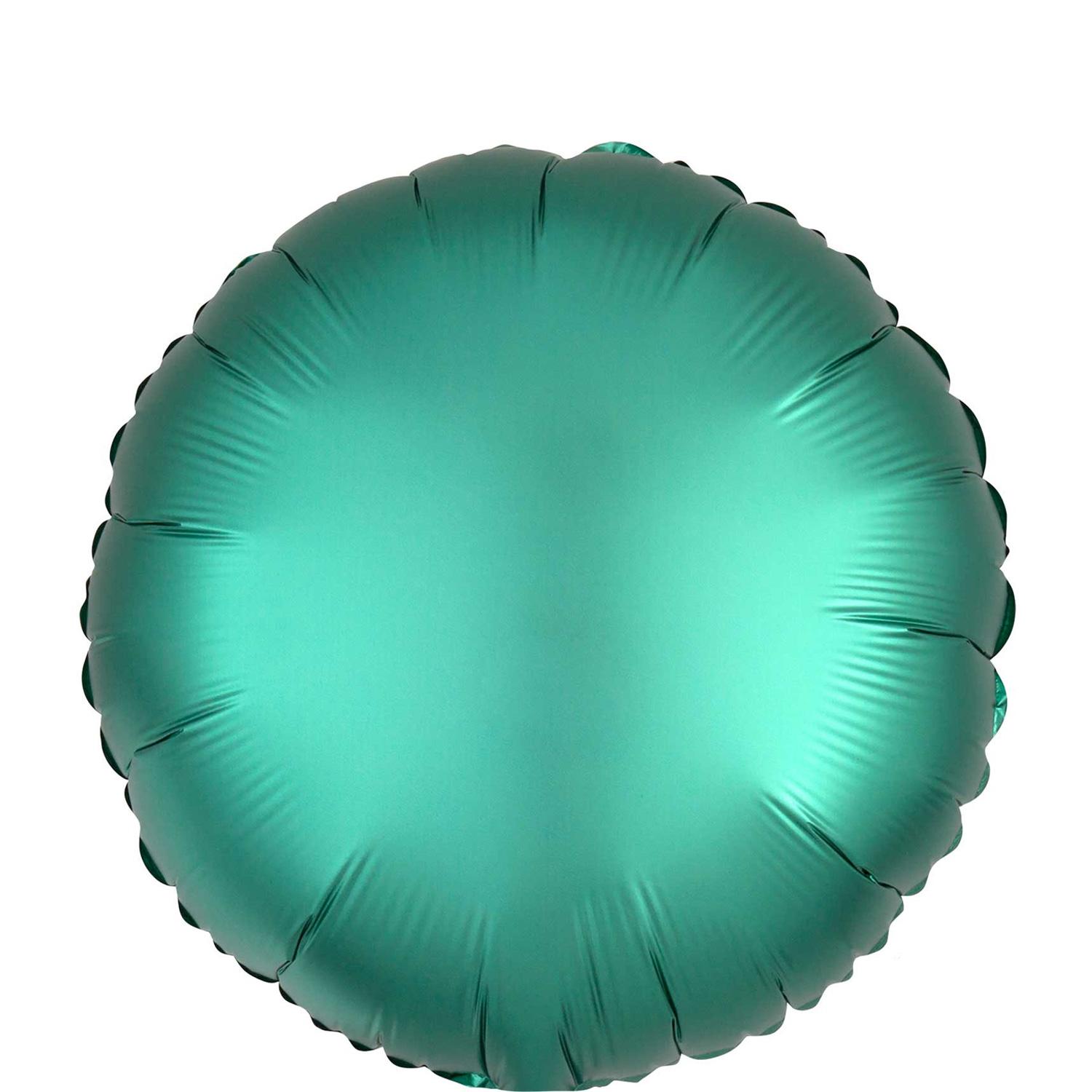 Satin Luxe Jade Round Foil Balloon 45cm Balloons & Streamers - Party Centre - Party Centre