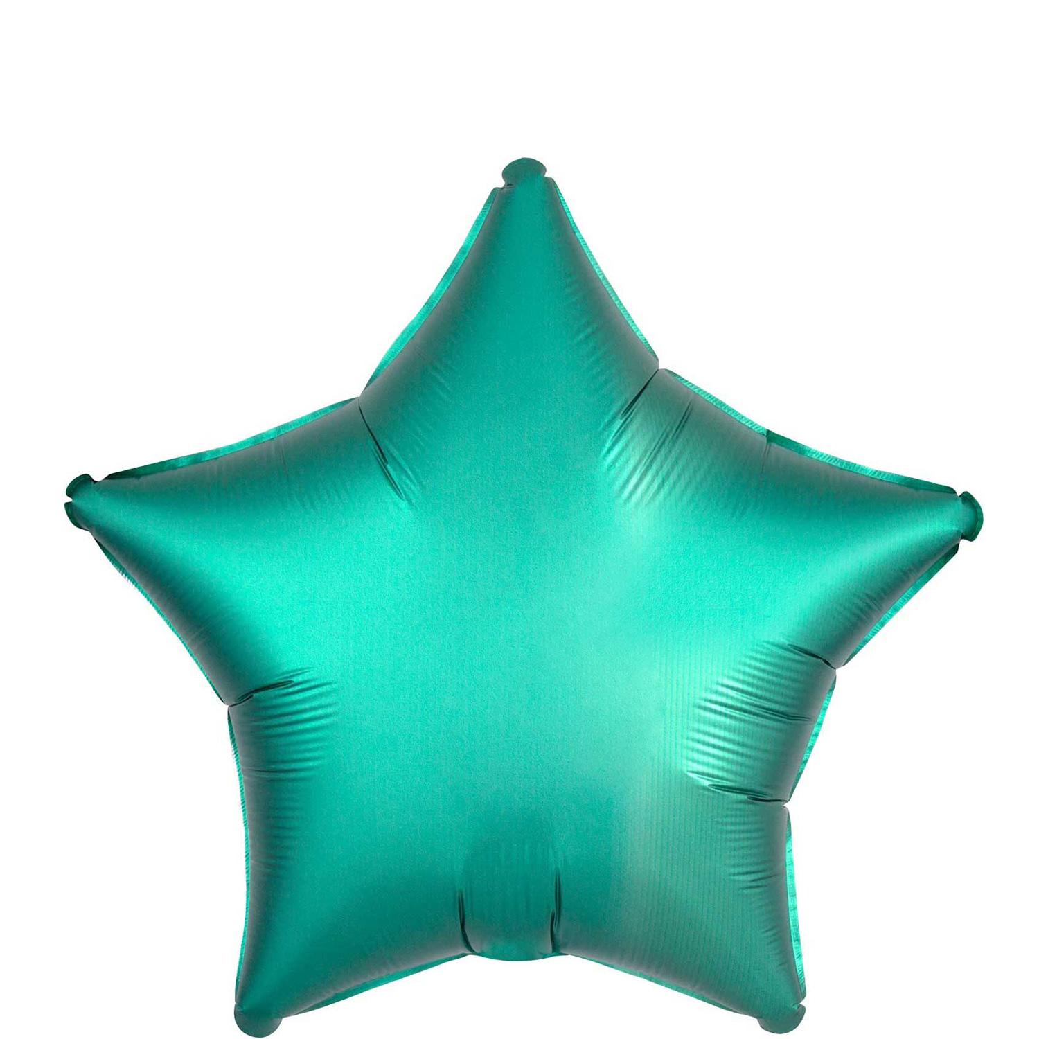 Satin Luxe Jade Star Foil Balloon 45cm Balloons & Streamers - Party Centre - Party Centre