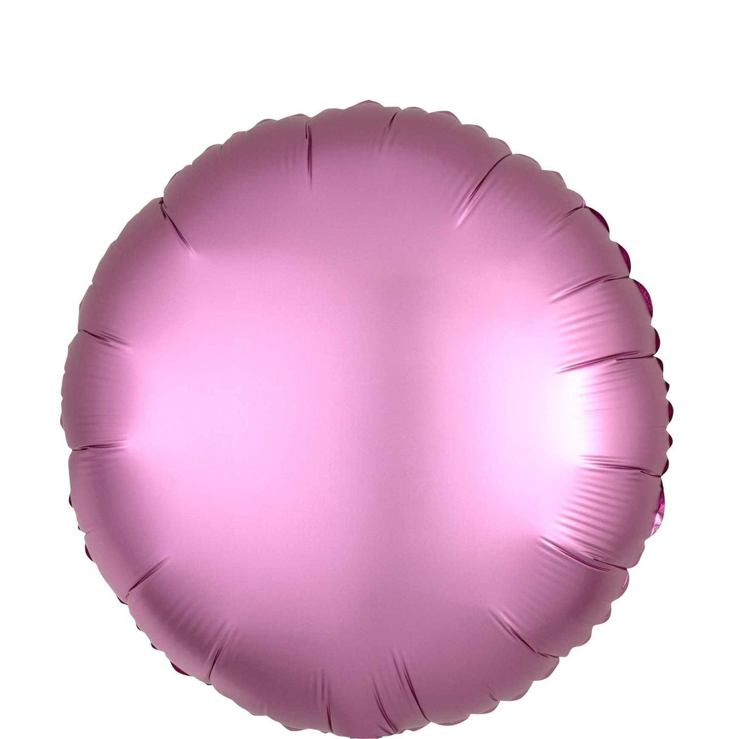 Satin Luxe Flamingo Round Foil Balloon 45cm Balloons & Streamers - Party Centre - Party Centre