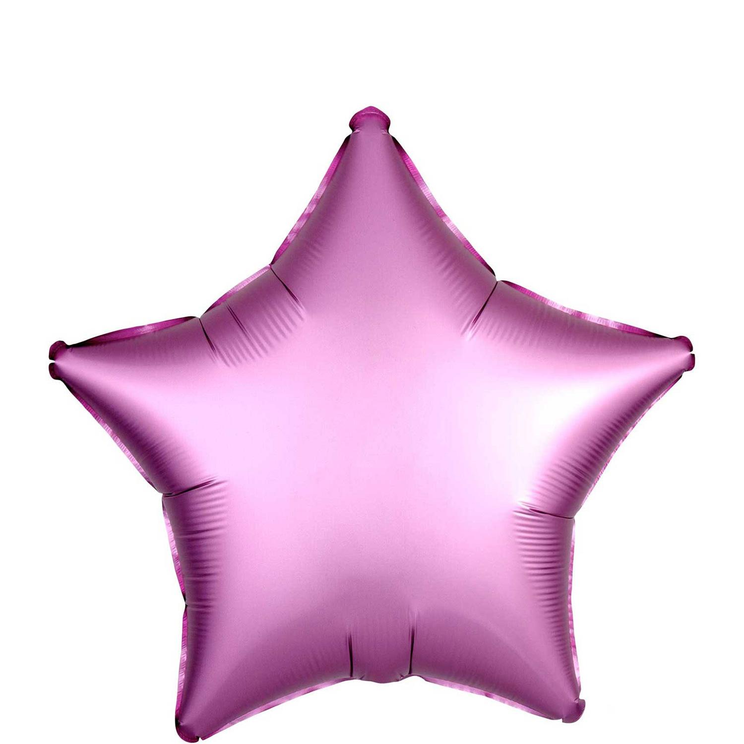 Satin Luxe Flamingo Star Foil Balloon 45cm Balloons & Streamers - Party Centre - Party Centre