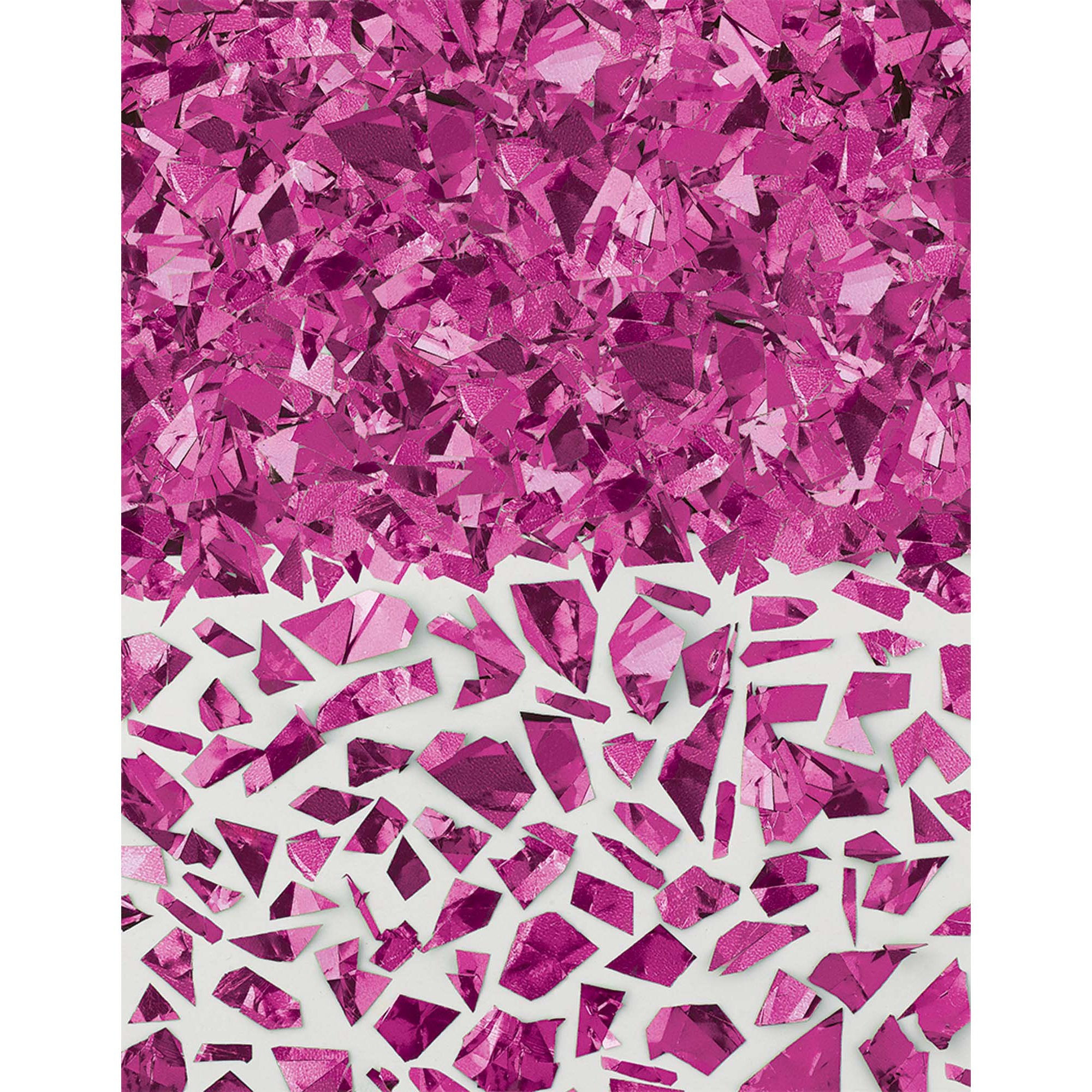 Pink Sparkle Foil Shred Confetti 1.5oz - Party Centre