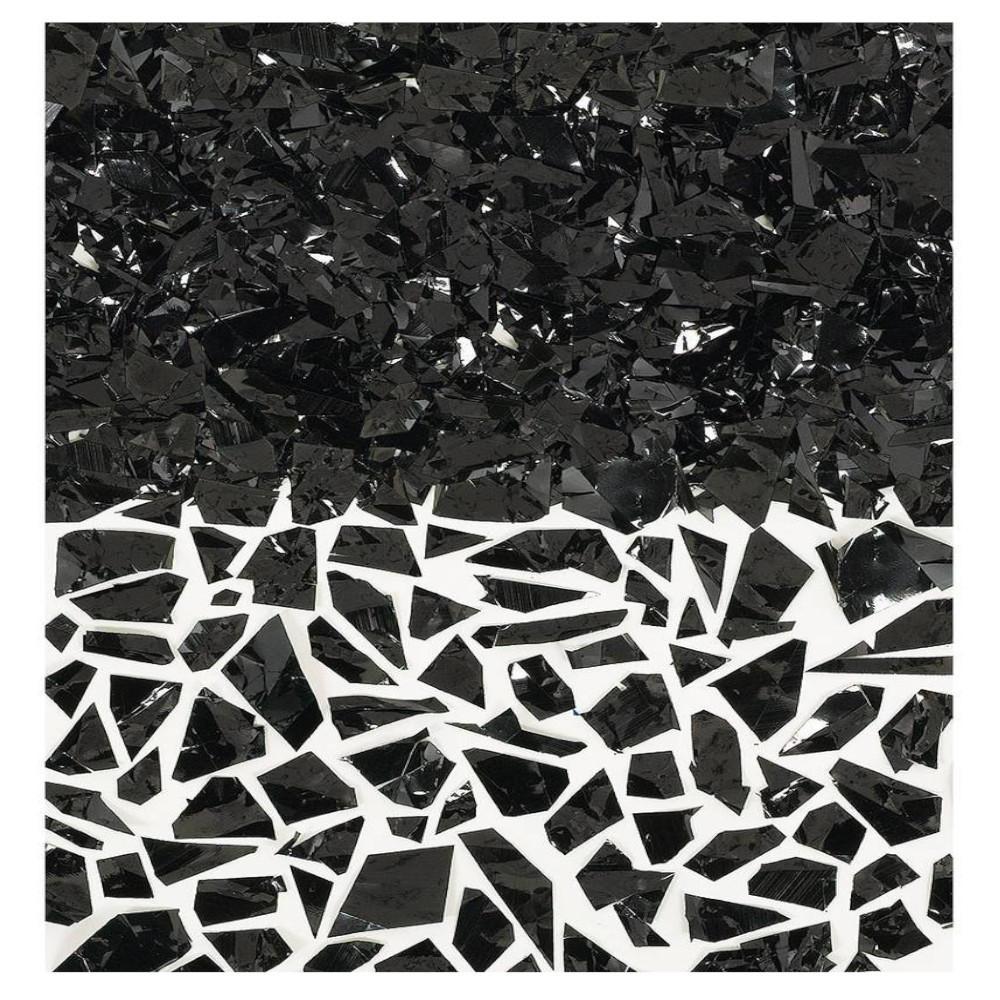 Jet Black Sparkle Foil Shred Confetti 1.5oz Decorations - Party Centre - Party Centre