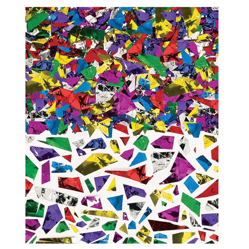 Multi Sparkle Foil Shred Confetti 1.5oz - Party Centre
