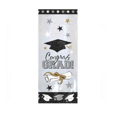 Graduation Cello Bags 11.5in x 4.25in 20pcs Favours - Party Centre - Party Centre