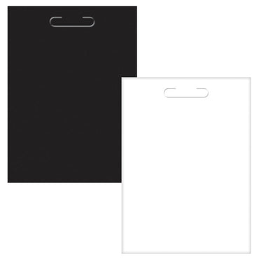 Black & White Plastic Loot Bags  15in x 11in, 8pcs Favours - Party Centre - Party Centre