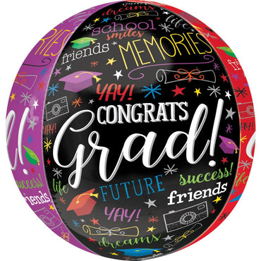 Graduation Memories Orbz Balloon 38x40cm Balloons & Streamers - Party Centre - Party Centre