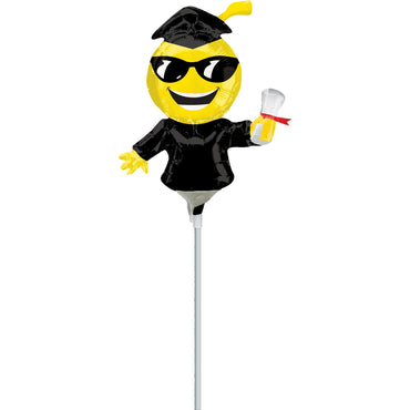 Emoticon Graduate Mini Shape Balloon Balloons & Streamers - Party Centre - Party Centre