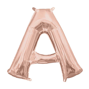 Rose Gold Letter SuperShape Foil Balloons - Party Centre
