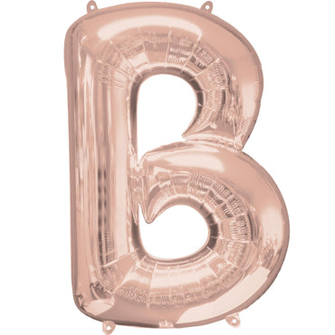 Rose Gold Letter Mini Shape Foil Balloons - Party Centre