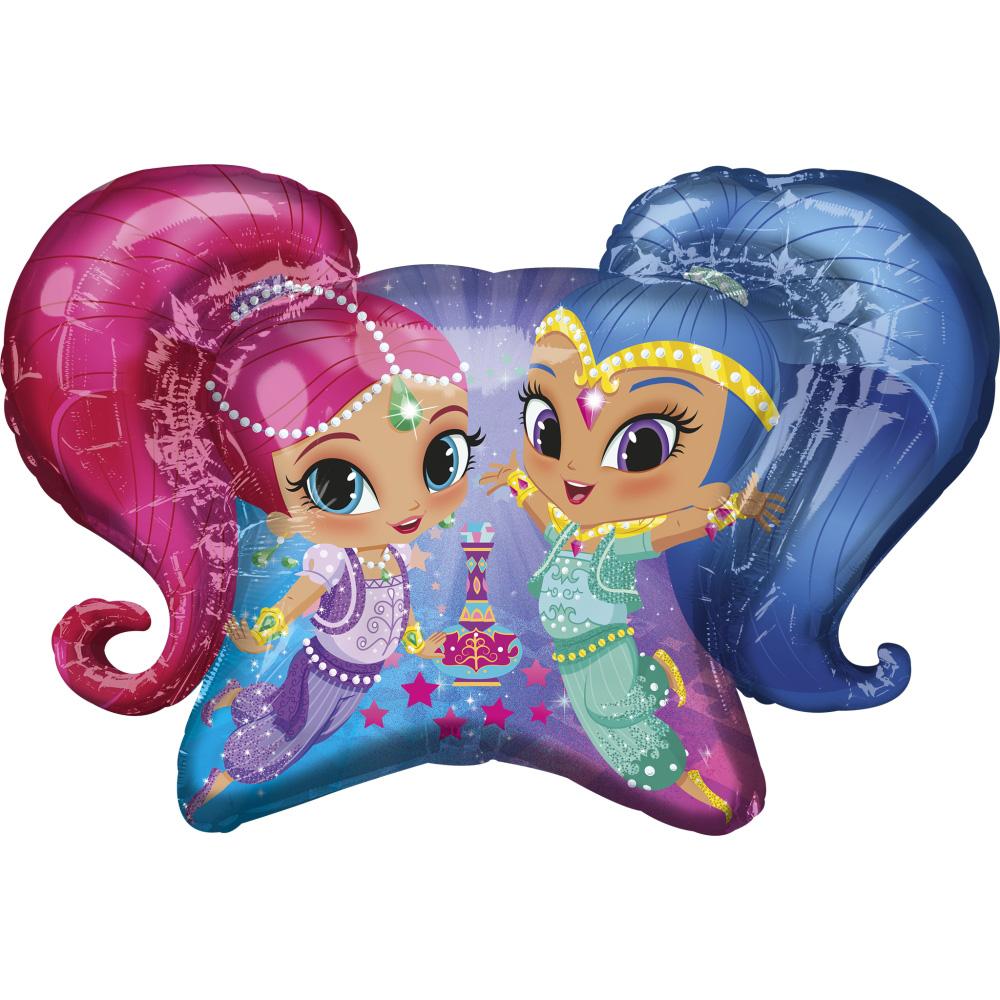 Shimmer and Shine SuperShape Balloon 78x55cm Balloons & Streamers - Party Centre - Party Centre