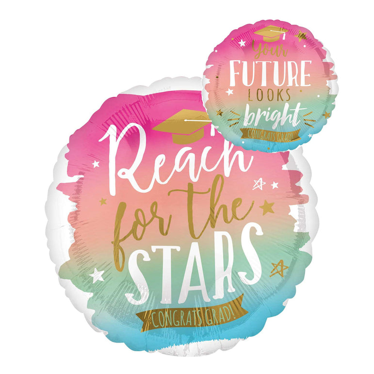 Lovely Graduation Jumbo Foil Balloon 71cm Balloons & Streamers - Party Centre