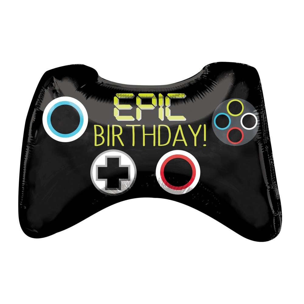 Epic Party Game Controller SuperShape 71x45cm Balloons & Streamers - Party Centre - Party Centre