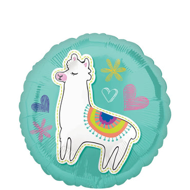 Selfie Celebration Llama Foil Balloon 45cm Balloons & Streamers - Party Centre - Party Centre