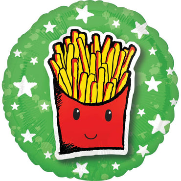 Epic Party French Fries Foil Balloon 45cm Balloons & Streamers - Party Centre - Party Centre