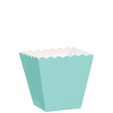 Robins Egg Blue Scalloped Favor Boxes 100pcs Favours - Party Centre - Party Centre