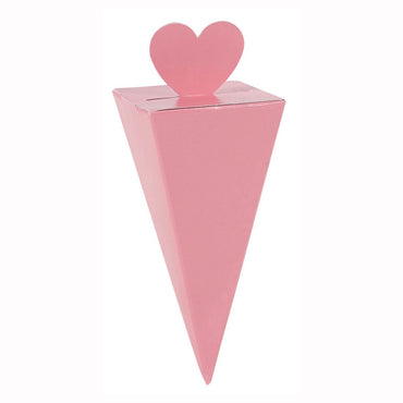 New Pink Cone Favor Boxes 50pcs Favours - Party Centre - Party Centre