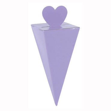 Lilac Cone Favor Boxes 50pcs Favours - Party Centre - Party Centre