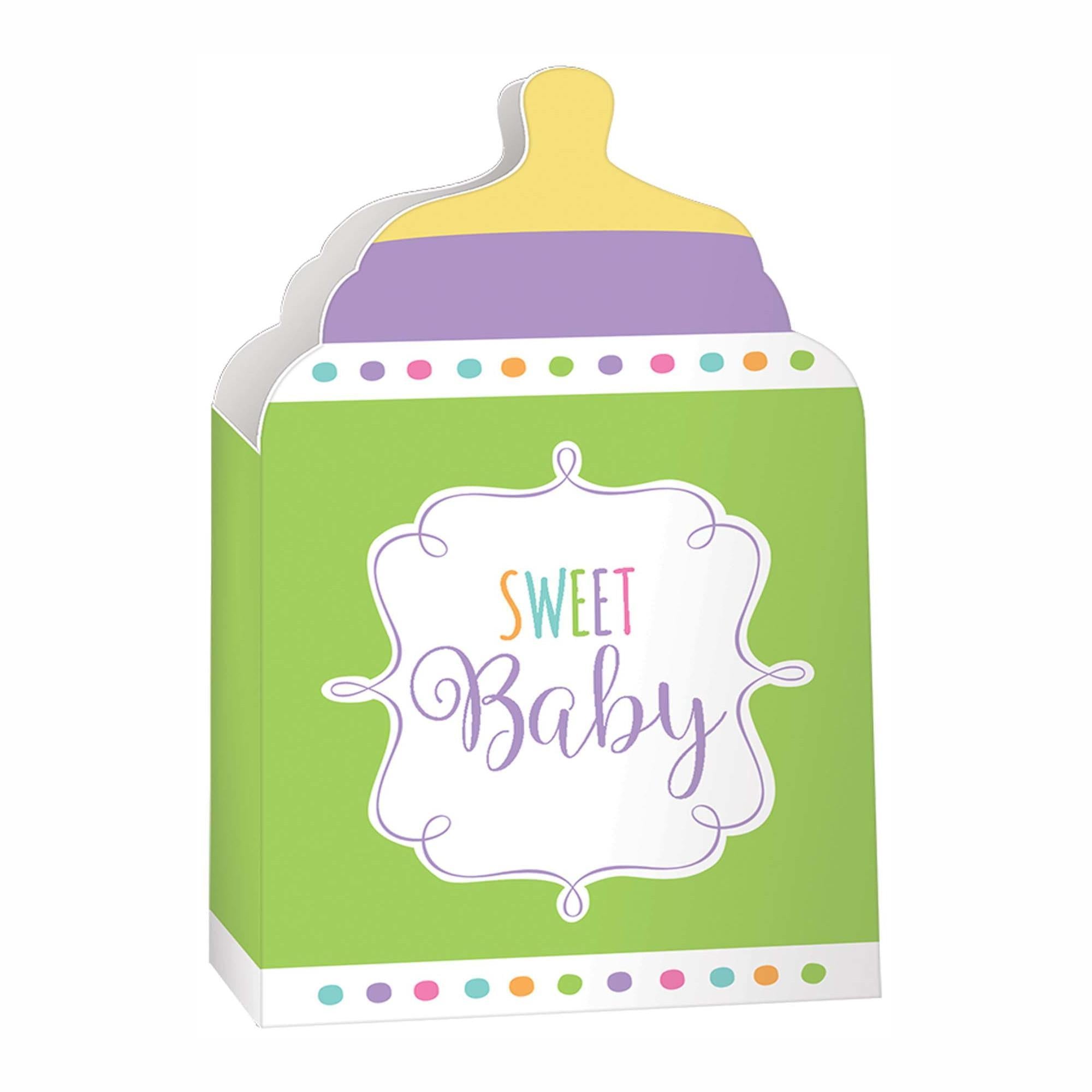 Baby Shower Neutral Bottle Paper Containers 24pcs Party Favors - Party Centre - Party Centre