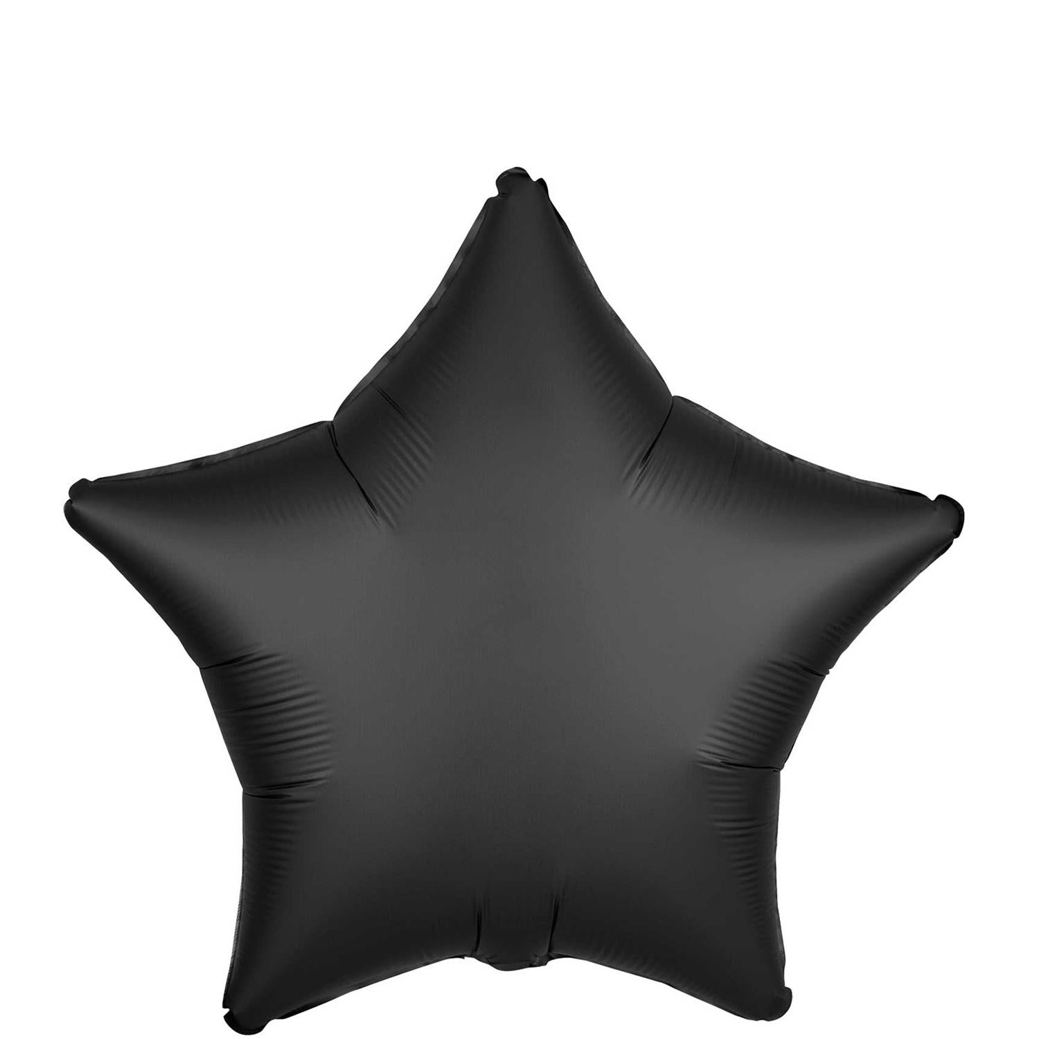 Onyx Satin Luxe Star Foil Balloon 45cm Balloons & Streamers - Party Centre - Party Centre