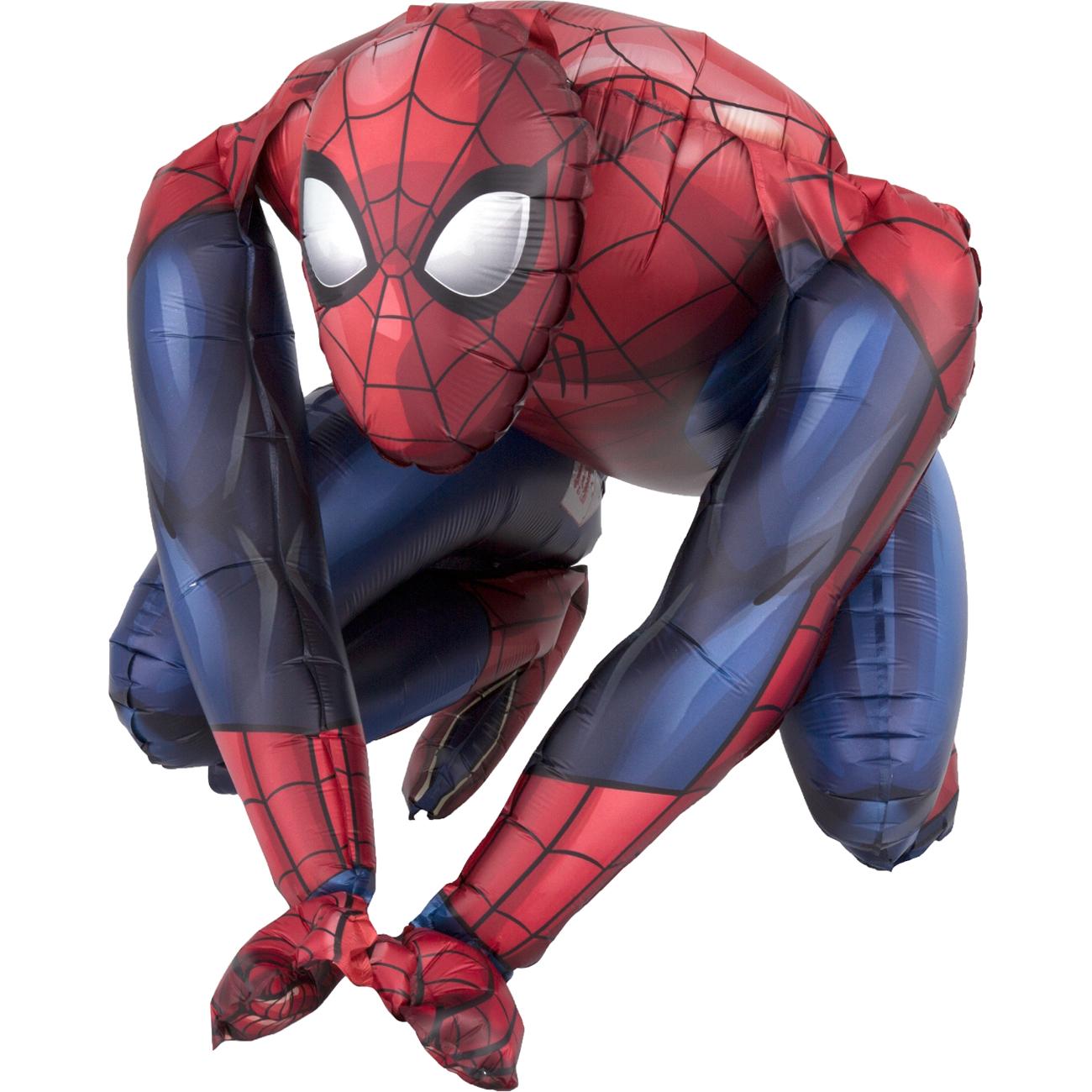 Spider-Man Sitting Foil Balloon 38cm Balloons & Streamers - Party Centre - Party Centre