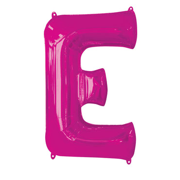 Pink Letter E Mini Shape Foil Balloon 40cm Balloons & Streamers - Party Centre - Party Centre