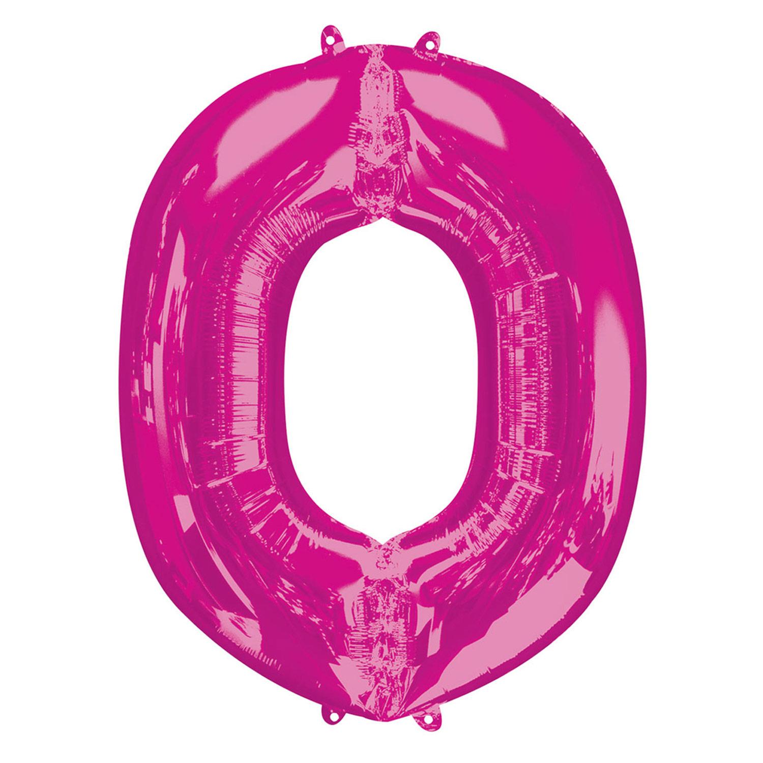 Pink Letter O Mini Shape Foil Balloon 40cm Balloons & Streamers - Party Centre - Party Centre