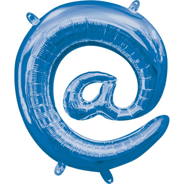 Blue Symbol @ Mini Shape Foil Balloon 33x35cm Balloons & Streamers - Party Centre - Party Centre