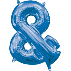 Blue Number Mini shape Foil Balloons